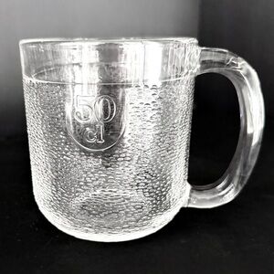 Vintage Iittala Finland KROUVI 50 cl Beer Mug Oiva Toikka Nuutajärvi Glass